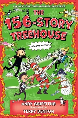 156-poschodový domček na strome: Stromček na stromčeky (kniha): Prázdninový chaos! - The 156-Story Treehouse: Holiday Havoc!