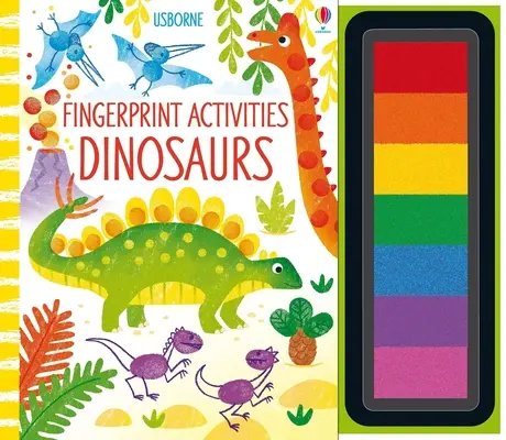 Aktivity s odtlačkami prstov Dinosaury - Fingerprint Activities Dinosaurs