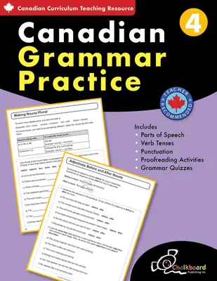 Kanadská gramatika na precvičenie Grade 4 - Canadian Grammar Practice Grade 4