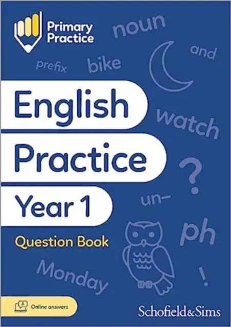 Zošit s otázkami pre 1. ročník základnej školy, vek 5-6 rokov - Primary Practice English Year 1 Question Book, Ages 5-6