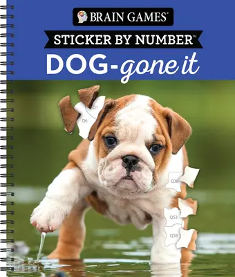 Hry na mozog - Nálepka podľa čísla: (28 obrázkov na nalepenie) - Brain Games - Sticker by Number: Dog-Gone It (28 Images to Sticker)