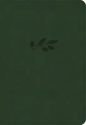 Kompaktná referenčná Biblia KJV s veľkou tlačou, olivová koža s povrchovou úpravou - KJV Large Print Compact Reference Bible, Olive Leathertouch