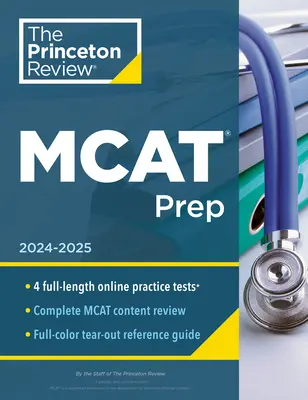 Princeton Review MCAT Prep, 2024-2025: 4 cvičné testy + kompletné pokrytie obsahu - Princeton Review MCAT Prep, 2024-2025: 4 Practice Tests + Complete Content Coverage