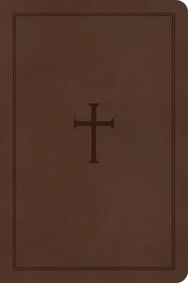 CSB Compact Reference Bible s veľkou tlačou, hnedá koža Leathertouch - CSB Large Print Compact Reference Bible, Brown Leathertouch