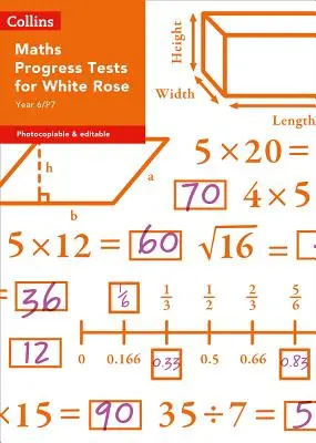 Collins Tests & Assessment - Testy z matematiky pre 6. a 7. ročník - Collins Tests & Assessment - Year 6/P7 Maths Progress Tests for White Rose