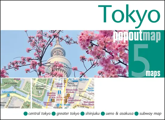 Tokio Popout mapa - Tokyo Popout Map
