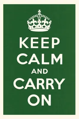 Vintage Journal Zachovajte pokoj a pokračujte - Vintage Journal Keep Calm and Carry On