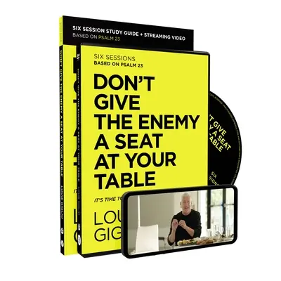 Nedávajte nepriateľovi miesto pri vašom stole Študijná príručka s DVD: Je čas vyhrať bitku o svoju myseľ - Don't Give the Enemy a Seat at Your Table Study Guide with DVD: It's Time to Win the Battle of Your Mind