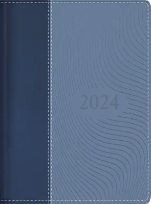 Poklad múdrosti - Výkonná agenda na rok 2024 - Dvojfarebná modrá: Denný denník pre manažérov s inšpiratívnymi citátmi a menovkami - The Treasure of Wisdom - 2024 Executive Agenda - Two-Toned Blue: An Executive Themed Daily Journal and Appointment Book with an Inspirational Quotatio