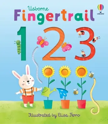 Fingertrail 123: Kniha pre deti pripravené na škôlku - Fingertrail 123: A Kindergarten Readiness Book for Kids