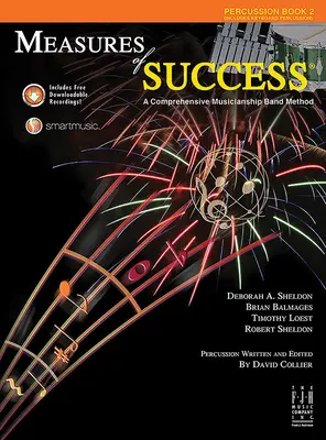 Opatrenia na dosiahnutie úspechu Percussion Book 2 - Measures of Success Percussion Book 2