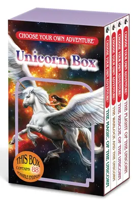 Choose Your Own Adventure 4-Book Boxed Set Unicorn Box (Čaro jednorožca, Čarodejník a jednorožec, Záchrana jednorožca, Útek o - Choose Your Own Adventure 4-Book Boxed Set Unicorn Box (the Magic of the Unicorn, the Warlock and the Unicorn, the Rescue of the Unicorn, the Flight o