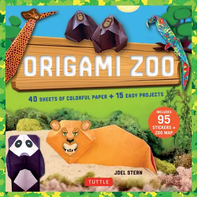 Origami Zoo Kit: Sada na výrobu origami zvieratiek: Vytvorte si kompletnú ZOO zvieratiek! Sada s knihou o origami, 15 projektov, 40 origami papierov, 95 samolepiek a rozkladacích okienok - Origami Zoo Kit: Make a Complete Zoo of Origami Animals!: Kit with Origami Book, 15 Projects, 40 Origami Papers, 95 Stickers & Fold-Out