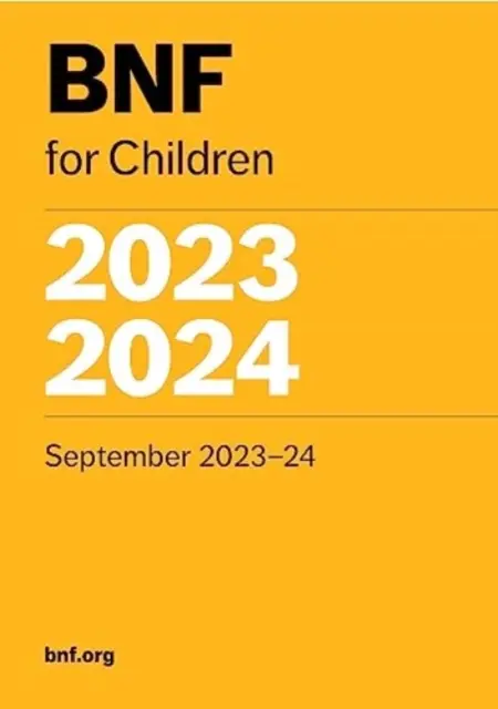 BNF pre deti (BNFC) 2023-2024 - BNF for Children (BNFC) 2023-2024