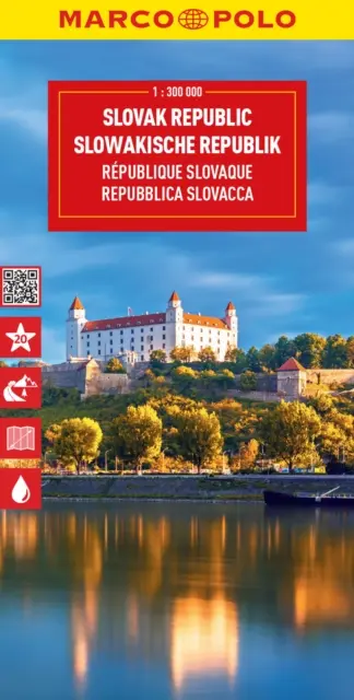 Slovenská republika Marco Polo mapa - Slovak Republic Marco Polo Map