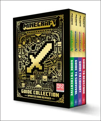 Minecraft: Sprievodca: Zbierka 4 kníh v boxe (aktualizované): Prežitie (aktualizované), Tvorba (aktualizované), Redstone (aktualizované), Boj - Minecraft: Guide Collection 4-Book Boxed Set (Updated): Survival (Updated), Creative (Updated), Redstone (Updated), Combat