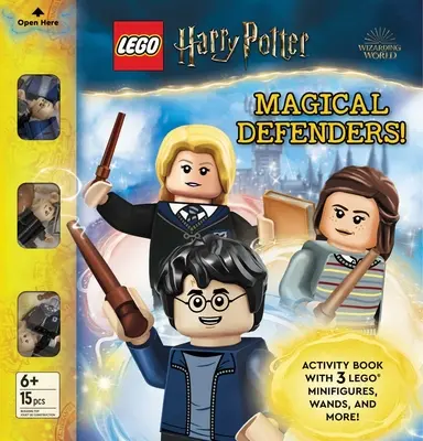 Lego Harry Potter: Lego Potter: Magickí obrancovia: Kniha aktivít s 3 minifigúrkami a doplnkami - Lego Harry Potter: Magical Defenders: Activity Book with 3 Minifigures and Accessories