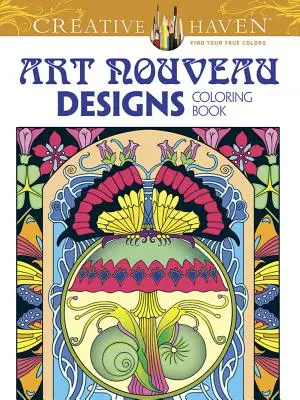 Omaľovánky z kolekcie secesných vzorov Creative Haven - Creative Haven Art Nouveau Designs Collection Coloring Book
