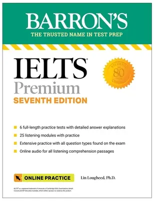 Ielts Premium: 6 cvičných testov + komplexný prehľad + online audio, siedme vydanie - Ielts Premium: 6 Practice Tests + Comprehensive Review + Online Audio, Seventh Edition