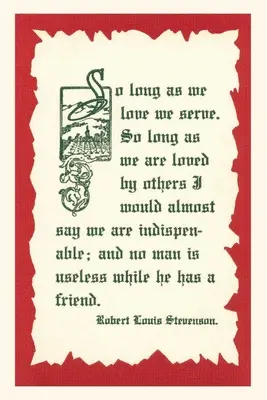 Vintage Journal Tak dlho, ako milujeme, slúžime - Vintage Journal So Long as We Love, We Serve