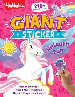 Zábava s obrími samolepkami jednorožcov - Giant Sticker Unicorn Fun