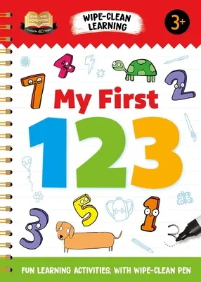 Pomoc s domácimi úlohami Moja prvá 123: Zábavné vzdelávacie aktivity so stieracím perom - Help with Homework My First 123: Fun Learning Activities with Wipe-Clean Pen