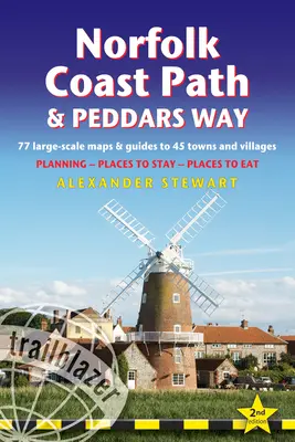 Norfolk Coast Path & Peddars Way: Sprievodca po britskom pobreží: Pútač: 77 veľkorozmerných máp (1:20 000) a sprievodcov po 45 mestách a dedinách - plánovanie, miesta - Norfolk Coast Path & Peddars Way: British Walking Guide: 77 Large-Scale Walking Maps (1:20,000) & Guides to 45 Towns & Villages - Planning, Places to