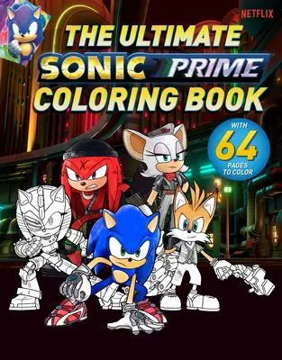 Dokonalá omaľovánka Sonic Prime - The Ultimate Sonic Prime Coloring Book