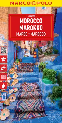 Mapa Maroka Marco Polo - Morocco Marco Polo Map