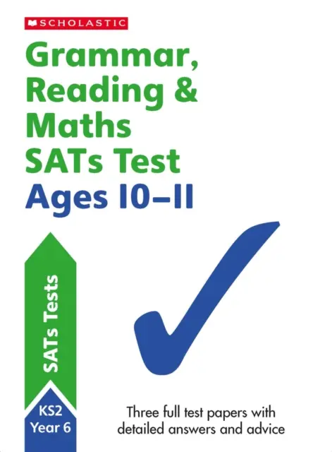 Gramatika, čítanie a matematika Testy SAT Vek 10-11 rokov - Grammar, Reading & Maths SATs Test Ages 10-11