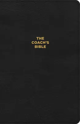 CSB Coach's Bible, Black Leathertouch: Biblia pre trénerov, čierna koža: Biblia pre trénerov - CSB Coach's Bible, Black Leathertouch: Devotional Bible for Coaches