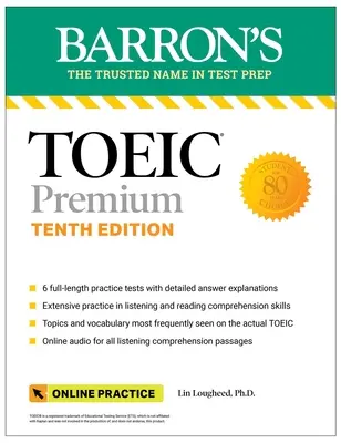Toeic Premium: 6 cvičných testov + online audio, desiate vydanie - Toeic Premium: 6 Practice Tests + Online Audio, Tenth Edition