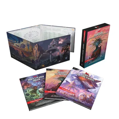 Planescape: (Kolekcia kampaní D&d - dobrodružstvo, kniha S Etting, bestiár + obrazovka DM) - Planescape: Adventures in the Multiverse (D&d Campaign Collection - Adventure, S Etting Book, Bestiary + DM Screen)