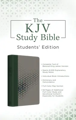 Študijná Biblia KJV, študentské vydanie [Cypress & Smoke] - The KJV Study Bible, Students' Edition [Cypress & Smoke]