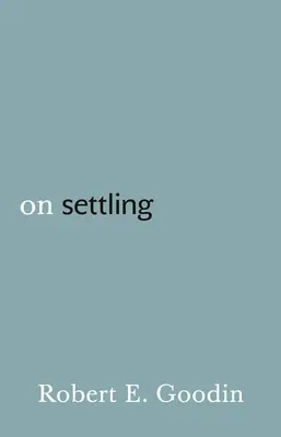 O vyrovnávaní - On Settling