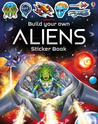 Vytvor si vlastnú knihu samolepiek s mimozemšťanmi - Build Your Own Aliens Sticker Book