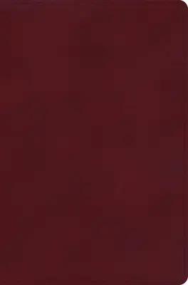 NASB Giant Print Reference Bible, Burgundy Leathertouch