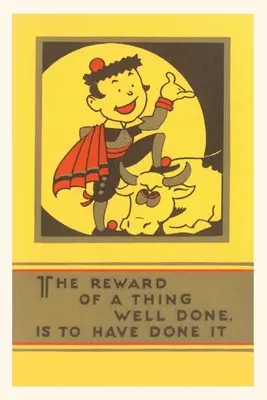 Vintage Journal Odmena za dobre vykonanú vec - Vintage Journal The Reward of a Thing Well Done