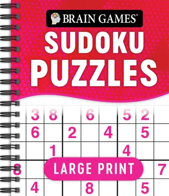 Hry na mozog - Sudoku hádanky vo veľkom formáte (Swoosh) - Brain Games - Large Print Sudoku Puzzles (Swoosh)