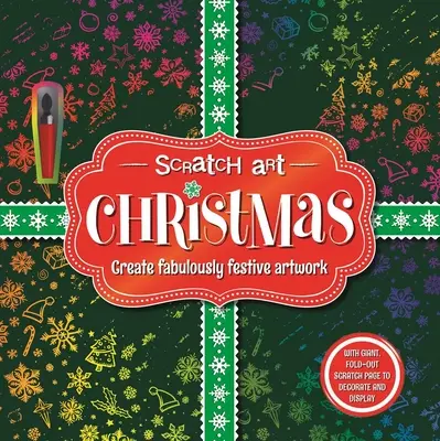 Vianoce: Kniha aktivít pre dospelých - Christmas: Adult Scratch Art Activity Book