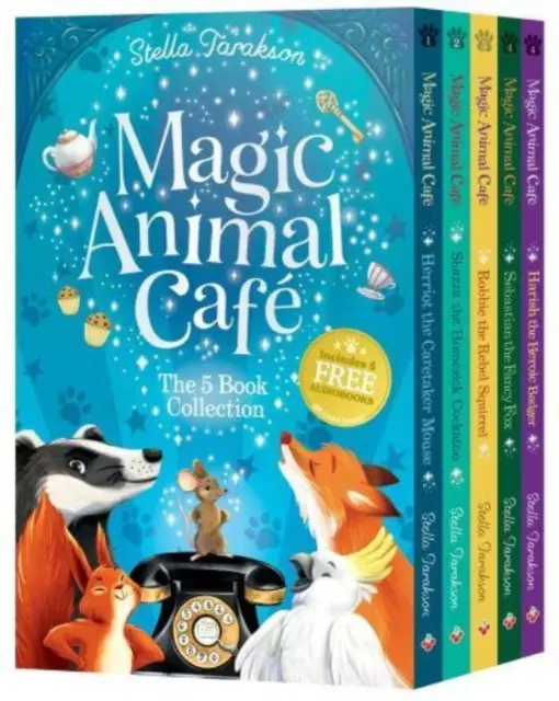 Kúzelná zvieracia kaviareň - sada 5 kníh - Magic Animal Cafe 5 Book Box Set