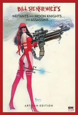 Mutanti a mesační rytieri a vrahovia Billa Sienkiewicza remeselné vydanie - Bill Sienkiewicz's Mutants and Moon Knights and Assassins Artisan Edition