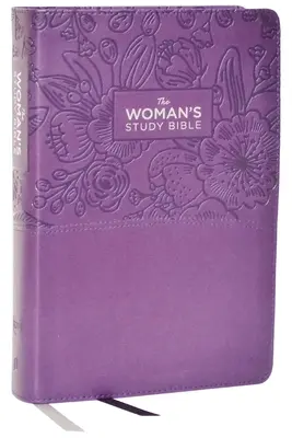 Kjv, Študijná Biblia pre ženy, fialová koženka, červené písmená, plnofarebné vydanie, pohodlná tlač (indexované palcom): Prijímanie Božej pravdy pre rovnováhu, Ho - Kjv, the Woman's Study Bible, Purple Leathersoft, Red Letter, Full-Color Edition, Comfort Print (Thumb Indexed): Receiving God's Truth for Balance, Ho