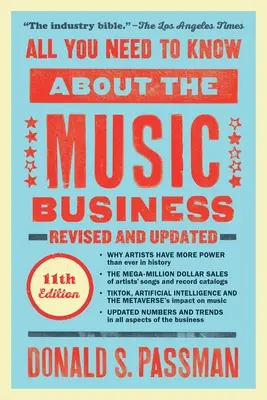 Všetko, čo potrebujete vedieť o hudobnom biznise: Jedenáste vydanie - All You Need to Know about the Music Business: Eleventh Edition