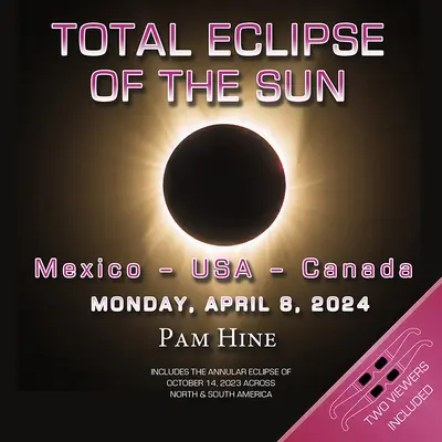 Úplné zatmenie Slnka: Mexiko - USA - Kanada: Pondelok 8. apríla 2024 - Total Eclipse of the Sun: Mexico - USA - Canada: Monday April 8, 2024