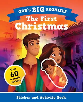 Božie veľké prisľúbenia Vianočná kniha samolepiek a aktivít - God's Big Promises Christmas Sticker and Activity Book