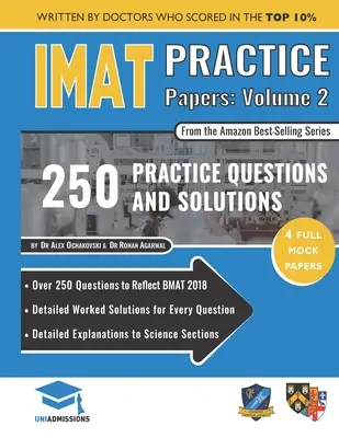 IMAT Practice Papers Volume Two - 4 kompletné otázky s plne vypracovanými riešeniami pre medzinárodný prijímací lekársky test, vydanie 2019 - IMAT Practice Papers Volume Two - 4 Full Papers with Fully Worked Solutions for the International Medical Admissions Test, 2019 Edition