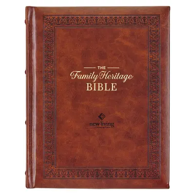 NLT Family Heritage Bible, veľká tlač rodinnej devocionálnej Biblie na štúdium, New Living Translation Holy Bible Faux Leather Hardcover, Additional Interac - NLT Family Heritage Bible, Large Print Family Devotional Bible for Study, New Living Translation Holy Bible Faux Leather Hardcover, Additional Interac