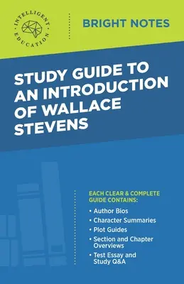 Študijná príručka k Úvodu Wallace Stevensa - Study Guide to an Introduction of Wallace Stevens