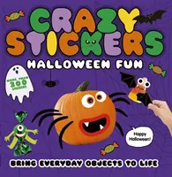 Bláznivé nálepky: Nálepky: Halloweenska zábava - Crazy Stickers: Halloween Fun